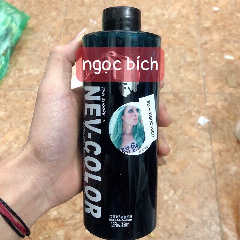 Nhuộm phủ bóng màu ngọc bích Nev-Color 450ml