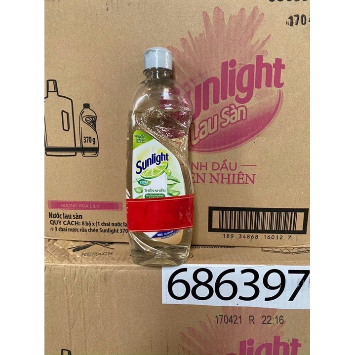 Nước Rửa Chén Sunlight Thiên Nhiên Chai 370gr