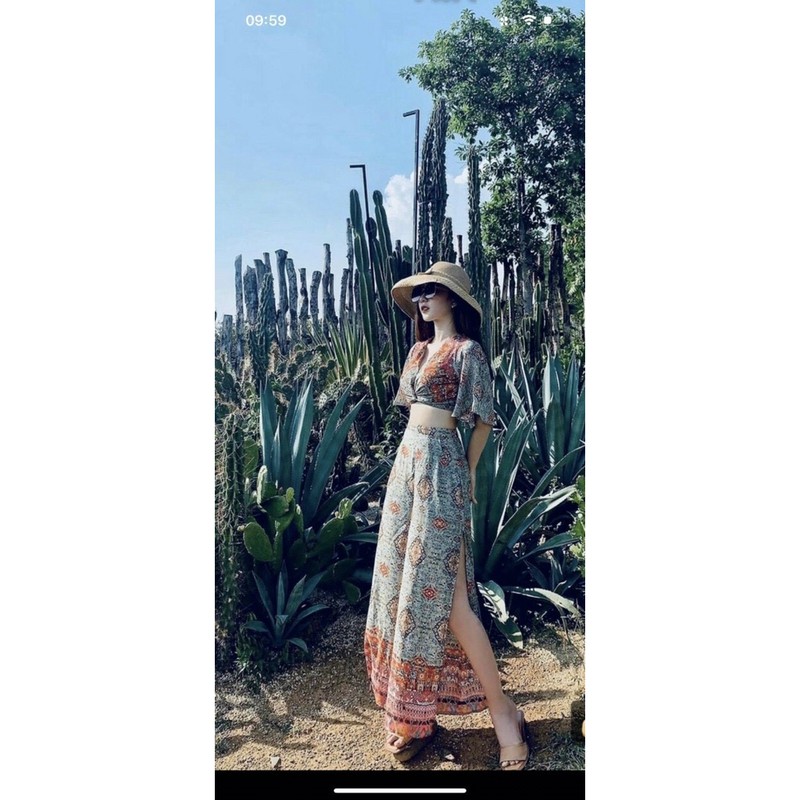 set thổ cẩm siêu sang