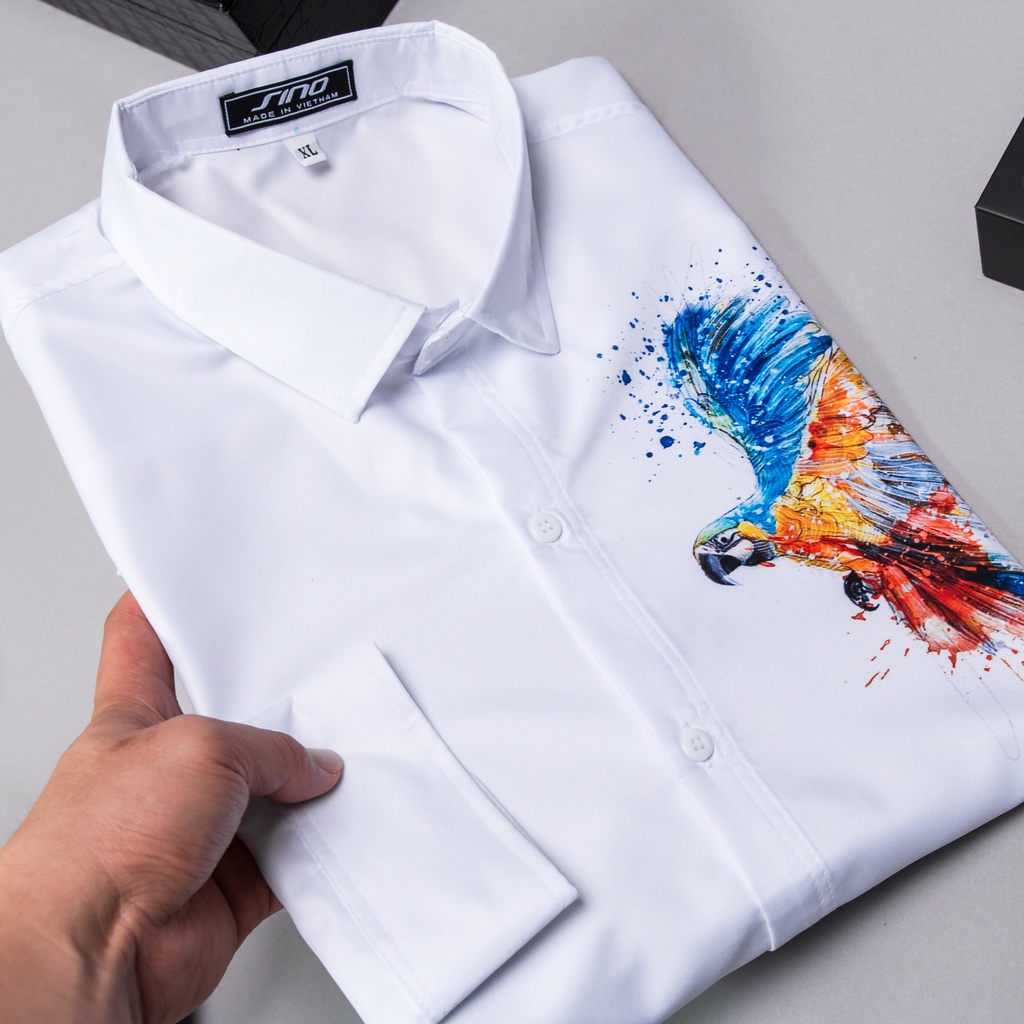 Áo Sơ Mi Nam FLASHBACKS Dài Tay - Phong Cách Thời Trang Hàn Quốc Siêu Ngầu - Trend 2021 - SM00009 | BigBuy360 - bigbuy360.vn
