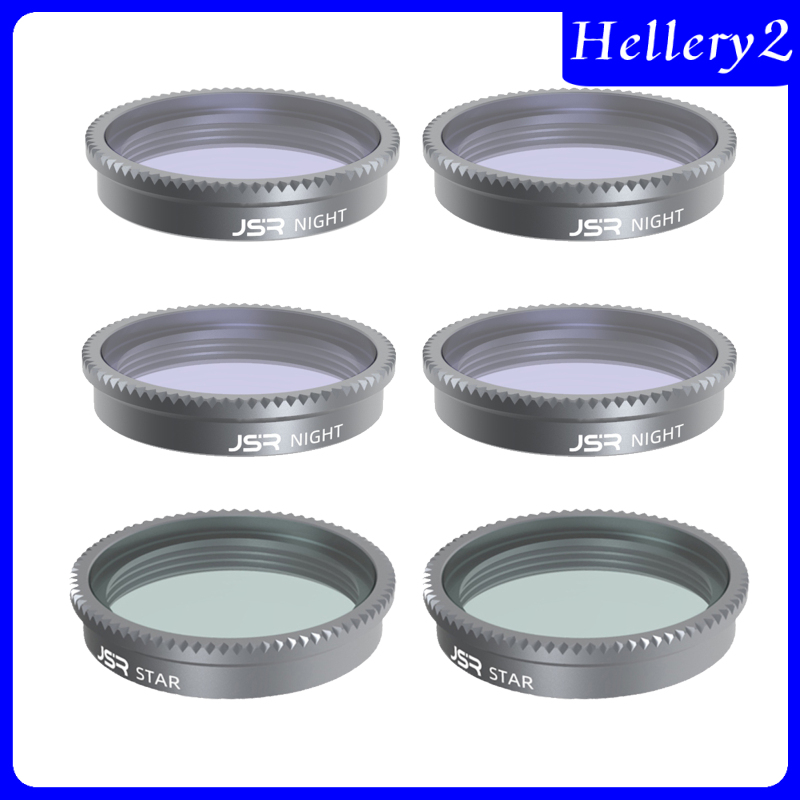 [HELLERY2]6-pack Lens Filters STAR CPL ND4 ND8 ND16 ND32 Replacement for Insta360 GO 2