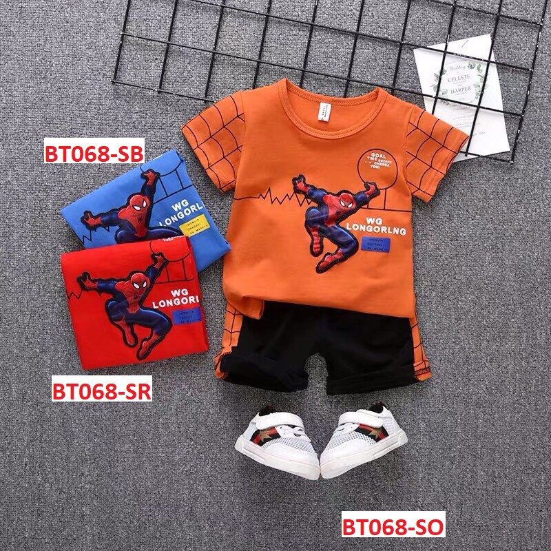 Bộ siêu nhân nhện cho bé trai