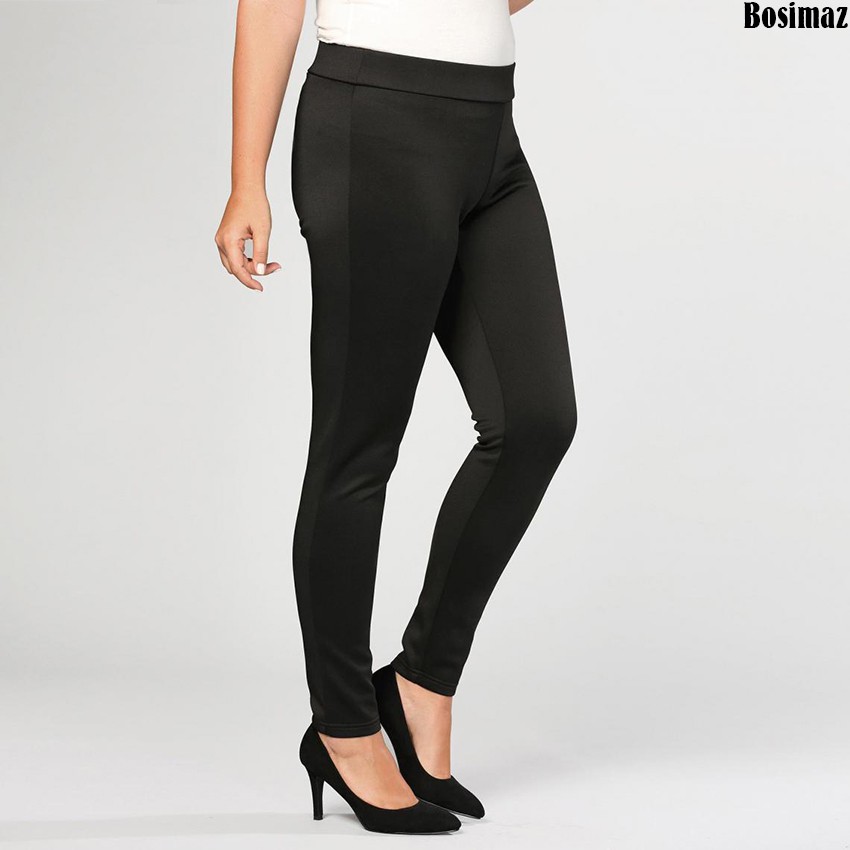 Quần Legging Nữ Bigsize Bosimaz MS511 dài màu đen cao cấp, thun co giãn 4 chiều, vải đẹp dày, thoáng mát không xù lông. | WebRaoVat - webraovat.net.vn