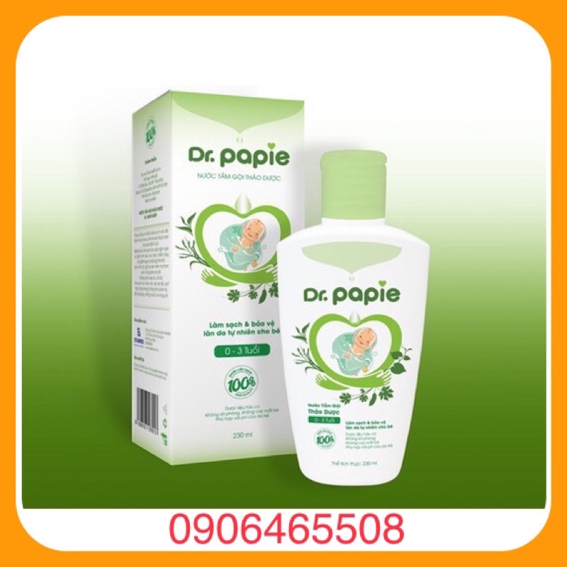 Nước tắm thảo dược Dr. Papie