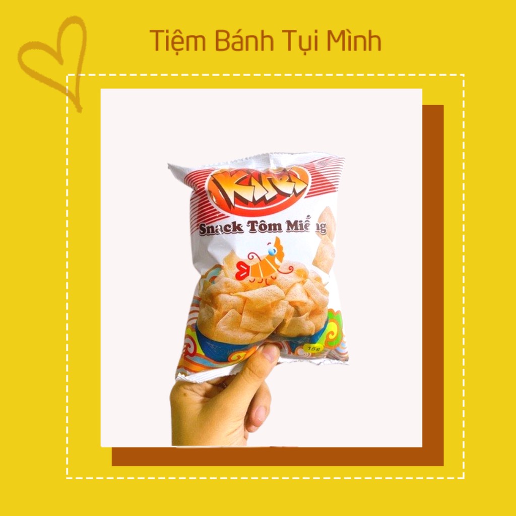 [10 gói] Bánh Tôm miếng 15gram