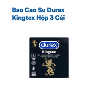 Bao Cao Su Ôm Sát DUREX KINGTEX (Hộp 3 Condoms