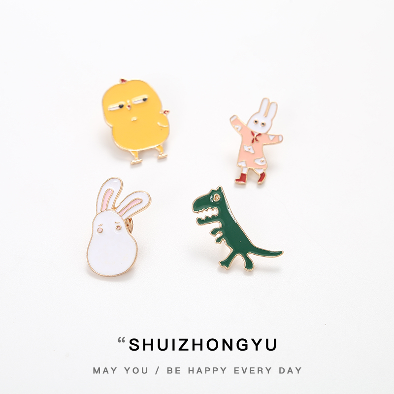 Cài Ngực Áo Thiết Kế Hình Hoạt Hình Dễ Thương Dành Cho Nữ