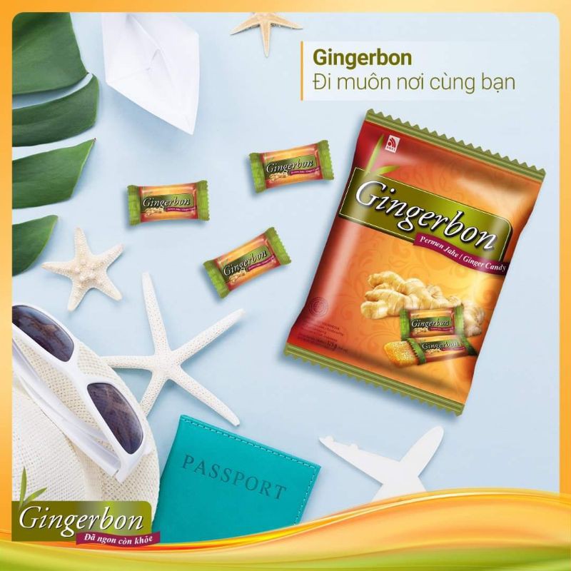 Kẹo gừng dẻo Gingerbon 150g