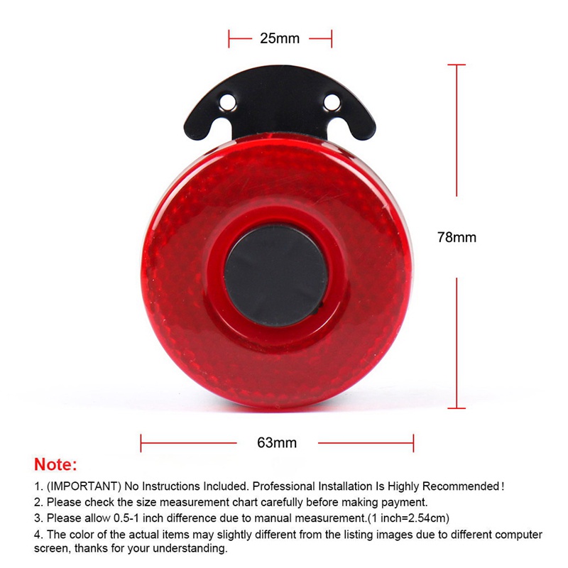 Dc 12V-24V 105DB Cảnh báo tự động Còi báo động âm thanh Tín hiệu dự phòng Còi báo động với đèn LED bíp Còi gió ngược cho ô tô