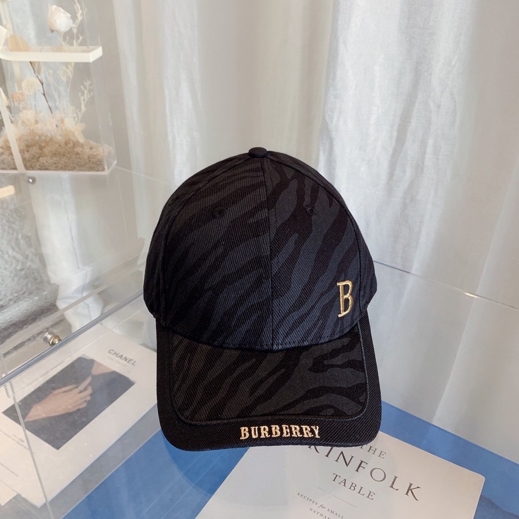 Nón Lưỡi Trai Thể Thao Chống Nắng Họa Tiết Ngựa Vằn BURBERRY Chất Lượng Cao Thời Trang Cho Nam Và Nữ sSrA r0Wv