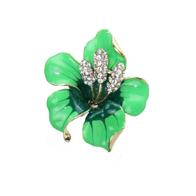 Trâm Cài Áo Hình Hoa Tulip Đính Đá Sang Trọng Cho Nữ