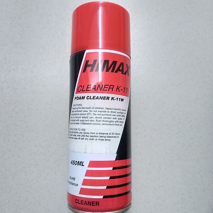 CHẤT LÀM SẠCH ĐA NĂNG DẠNG BỌT DÀNH CHO XE Ô TÔ HIỆU HIMAX K-11W, 450ml