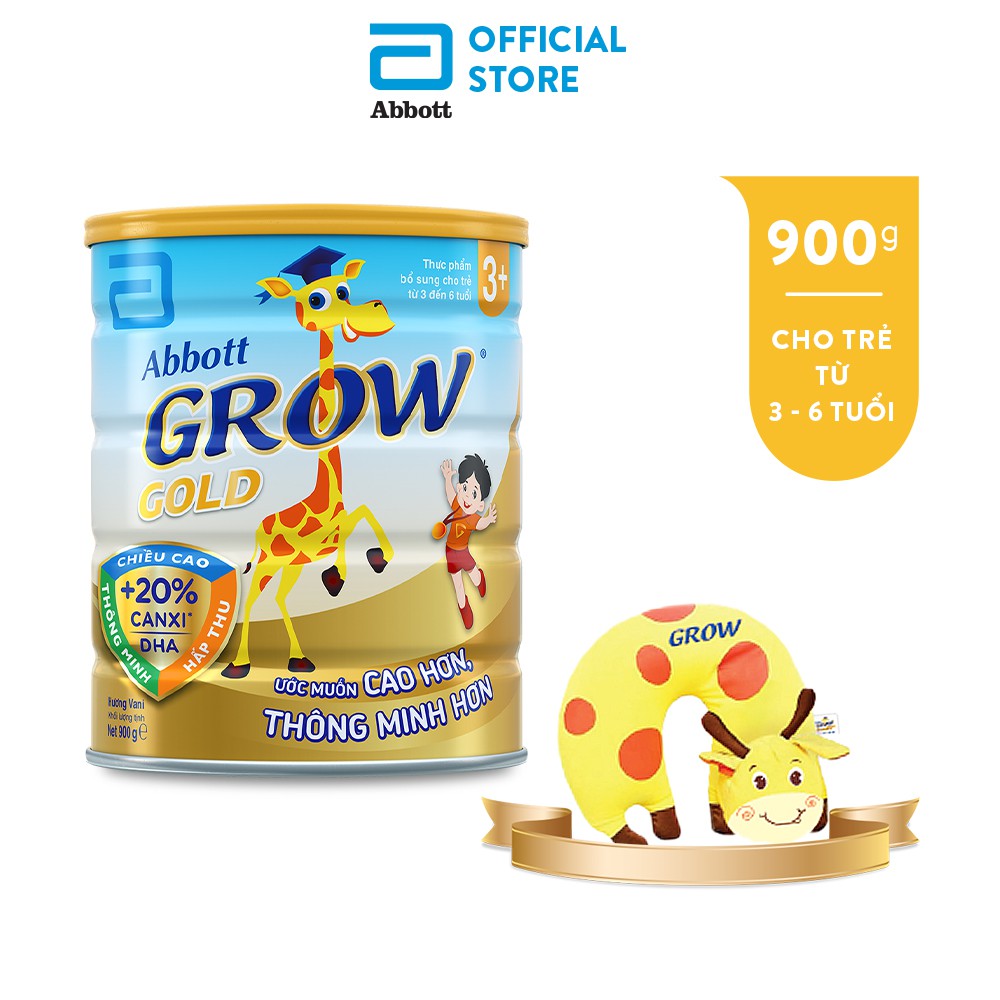 Sữa bột Abbott Grow 3+ 900g/lon