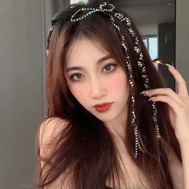 Kẹp tóc nữ đính kim cương giả thời trang Hàn Quốc