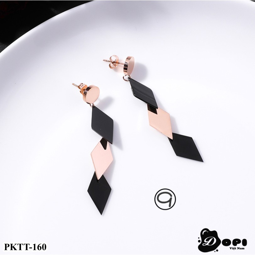 Bông tai hình học cá tính