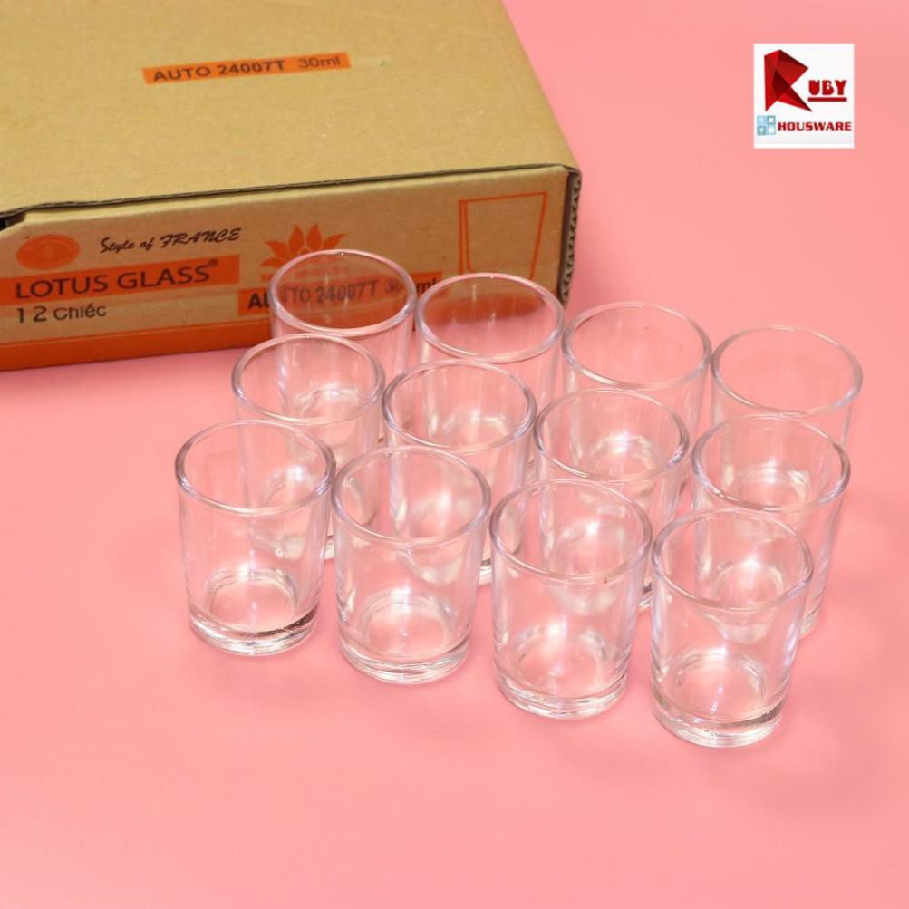Bộ 12 cốc mít Lotus Glass 30ml
