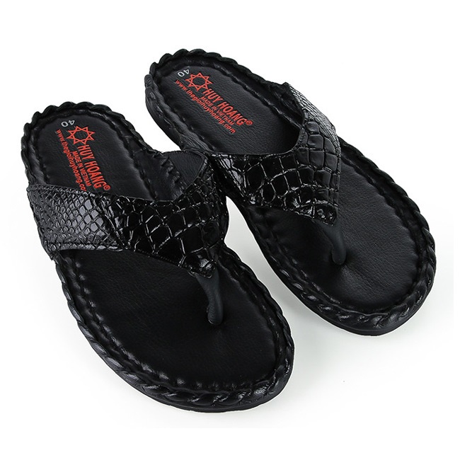 Dép nam Huy Hoàng da cá sấu nhiều loại nhiều màu HP97213-29-33-37