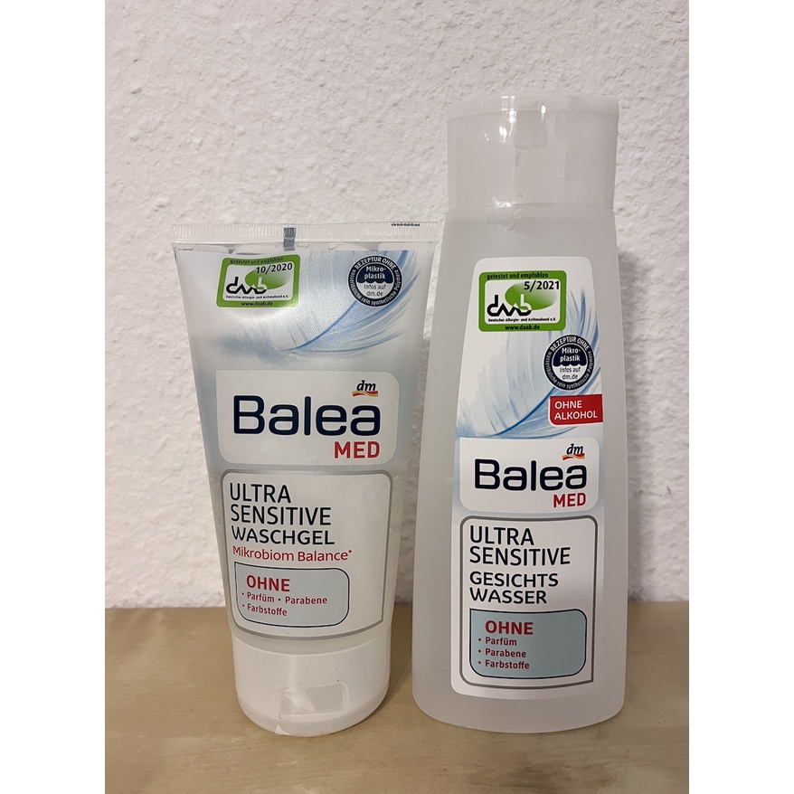 - SỮA RỬA MẶT DƯỢC MĨ PHẨM BALEA MED ULTRA SENSITIVE VỚI VITAMIN B5 DÀNH CHO DA NHẠY CẢM – 150ML