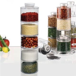 Kệ gia vị 5 tầng trong suốt hàng vnclc