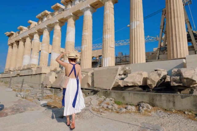 [ ORDER ]- Đầm maxi hở lưng xếp ly ( Ảnh thật ở cuối ) | BigBuy360 - bigbuy360.vn