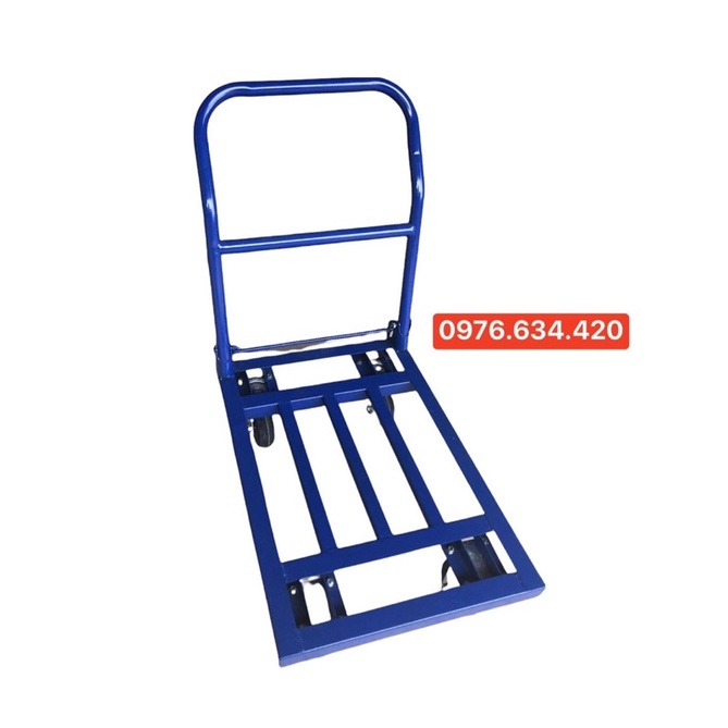 Xe đẩy hàng 4 bánh gấp gọn tải trọng 300kg - 500kg