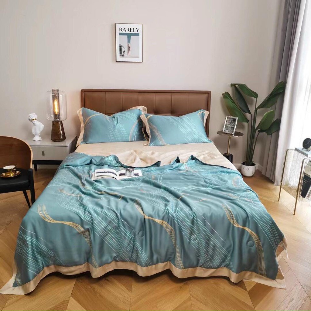 [CHÍNH HÃNG] SET CHĂN GA GỐI TENCEL 60S LỤA LẠNH NHẬP KHẨU ĐẲNG CẤP LUXURY SANG TRỌNG
