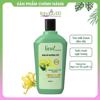 Kem xả dưỡng tóc Ngọc Lan tây Linn Saroma dưỡng tóc mềm mượt vào nếp hương thơm quyến rũ 400ml Tinh Dầu 100 Shop