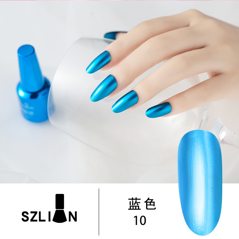 Sơn móng tay Sizilian 16 màu sắc hiệu ứng gương chrome bán vĩnh viễn nghệ thuật
