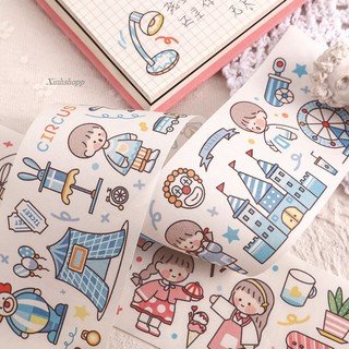 Sticker Trang Trí 39x6,5cm Nền Trắng