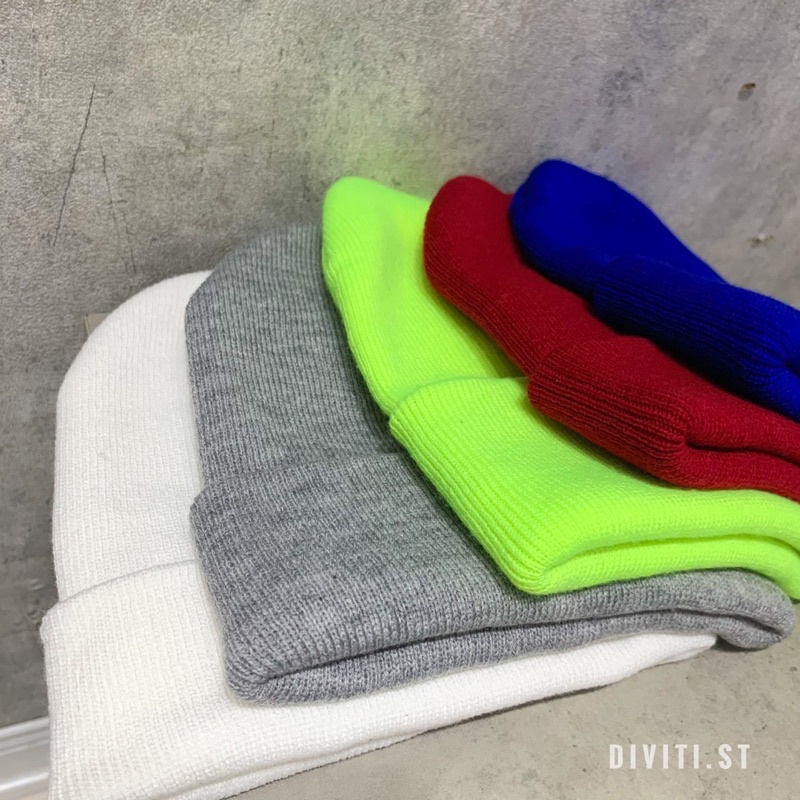 Mũ len dệt kim trơn màu ( bán sỉ) unisex thời trang mùa đông