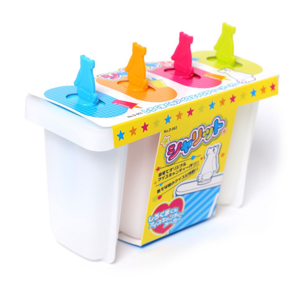 Khuôn làm kem 4 chiếc Made in Japan