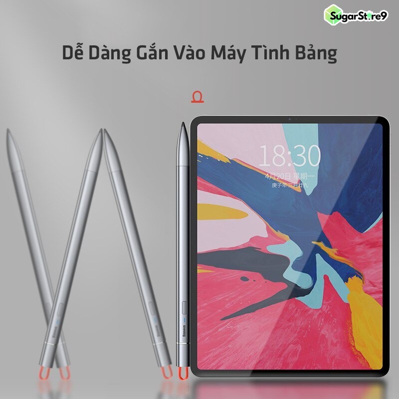 Bút Cảm Ứng Baseus Apple Active Stylus Đa Năng Cho Cho Ipad Pro Air Cho Apple iPad Pencil 2