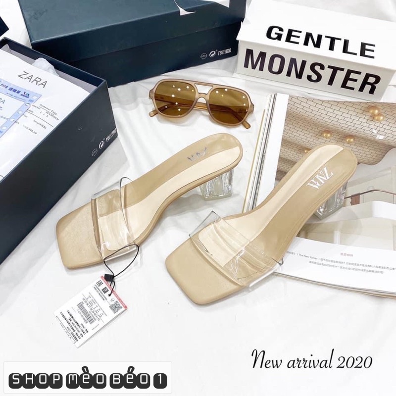 Guốc zara mica đế trong xuất dư fullbox