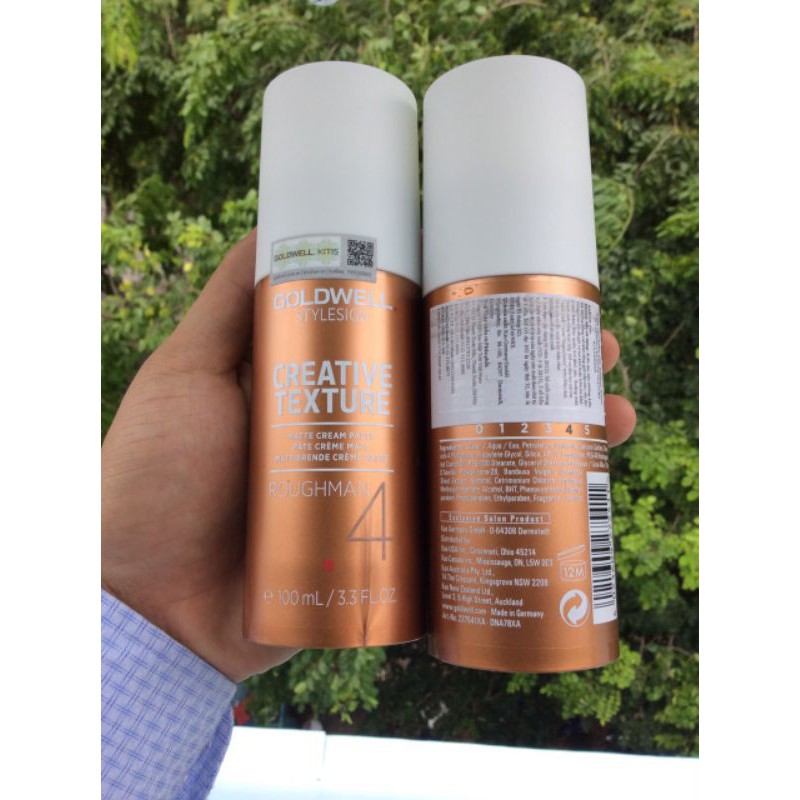 Sáp vuốt tóc Goldwell Roughman 4 Creative Texture 100ml (ĐỨC)- Chai