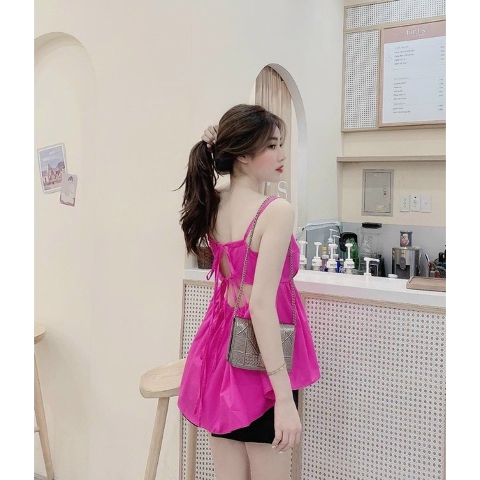 set áo hở lưng_quần đùi