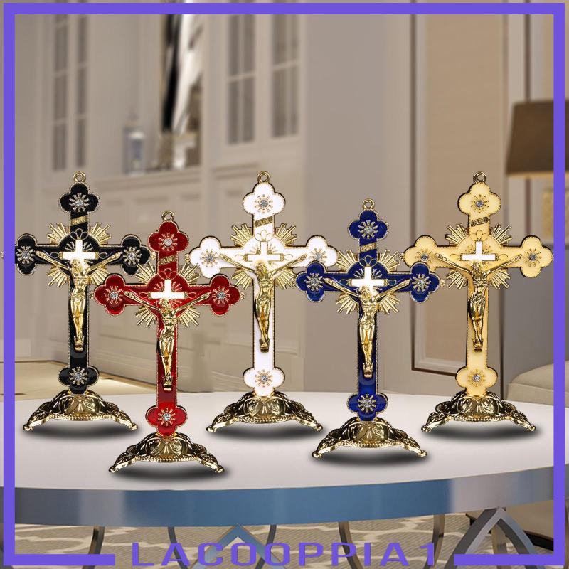 [Lacooppia1] Bức Tượng Chúa Jesus Thánh Giá Điêu Khắc Chữ Thập Trang Trí