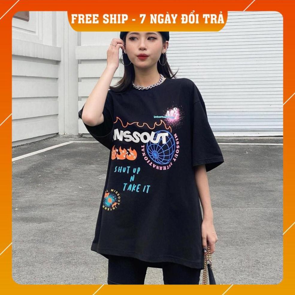 Áo thun tay lỡ form rộng nam nữ missout TEE MST SQUAD nam nữ Full Tag tay cổ | BigBuy360 - bigbuy360.vn