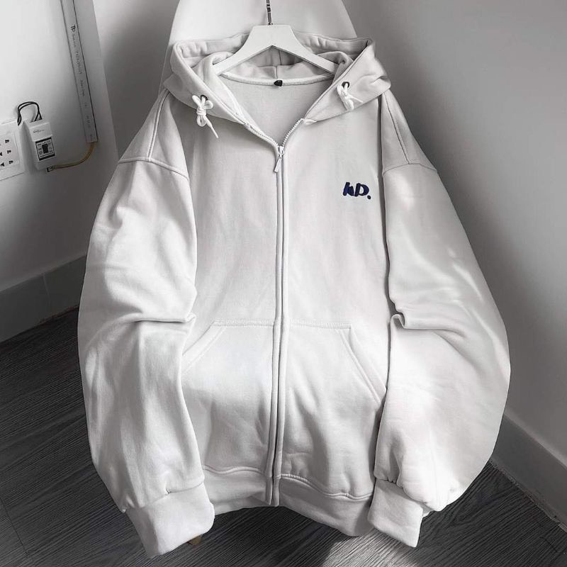 Áo khoác nỉ AD form rộng tay bồng  mang phong cách đường phố