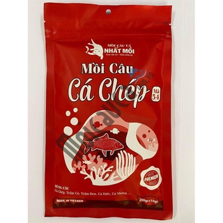 Mồi câu cá chép, đặc trị chép gói Đỏ - Mồi câu Nhất Mồi 200g