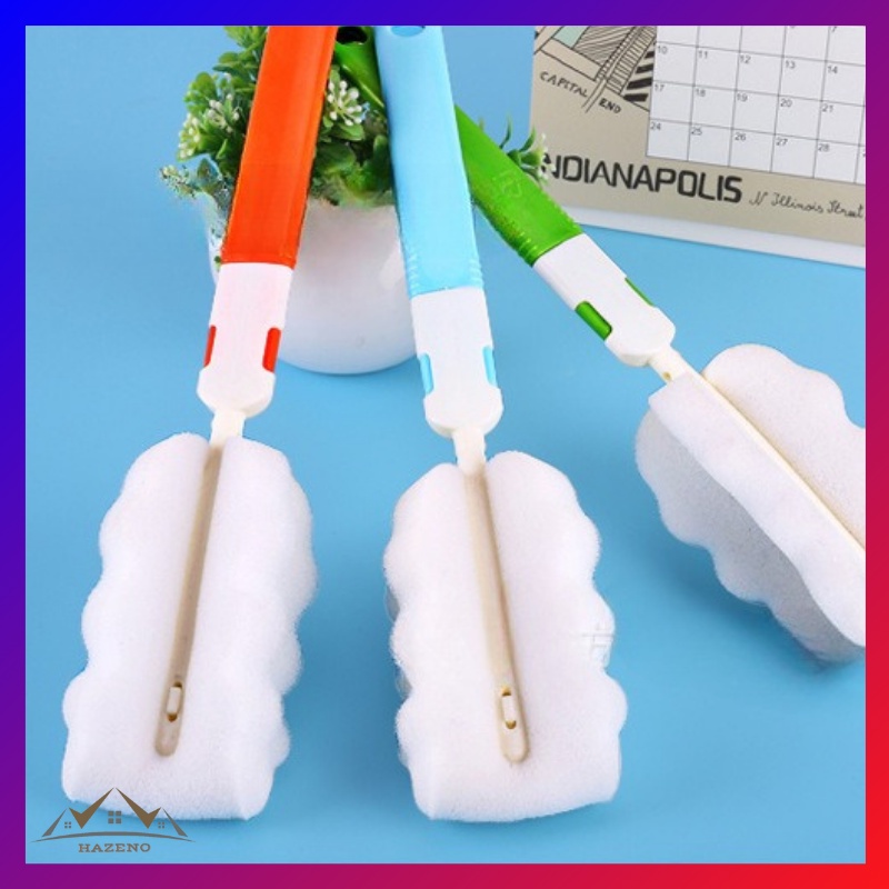 Cọ Vệ Sinh Ly Cốc Cán Dài Bằng Nhựa Có Tay Cầm Tiện Dụng Tiện Lợi 28*7*10 cm HAZENO Shop ZN025