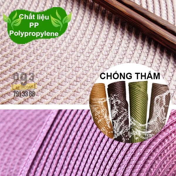 Khăn Lót Chén Dĩa Tròn 38x38 cm