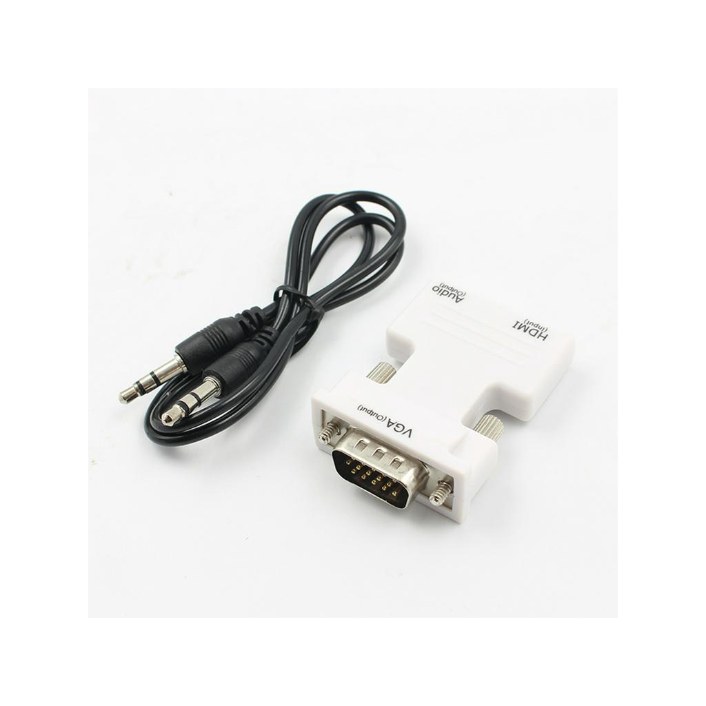 Giắc Chuyển Đổi KEBIDUMEI Từ HDMI Sang VGA Có Dây Âm Thanh