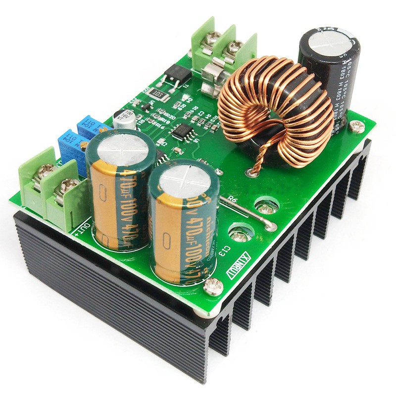 1 Mô Đun Tăng Áp DC-DC 600W 10-60V Sang 12-80V Cho Notebook, Xe Hơi