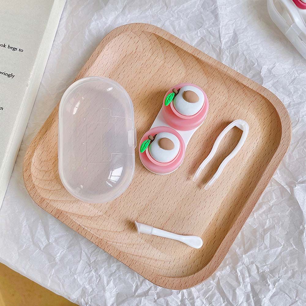 Hộp đựng kính áp tròng mini họa tiết hoạt hình dễ thương