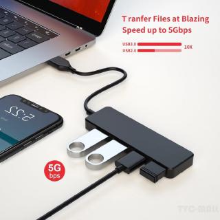 Multi-function 4-port usb 3.0 hub for multi-device hdd u-disk