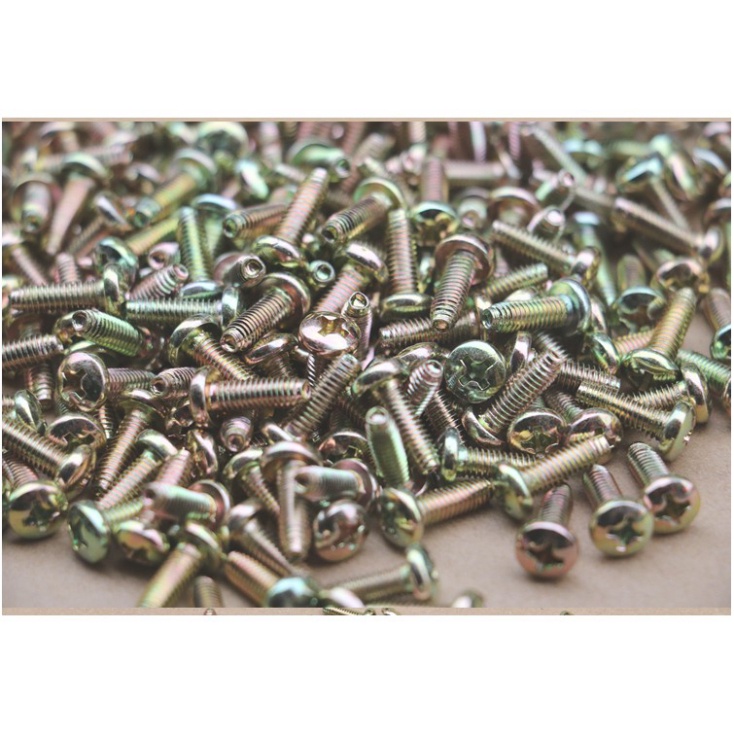 Combo 50c Bulong tự ren, tự taro M5X10, M5x12 thép mạ