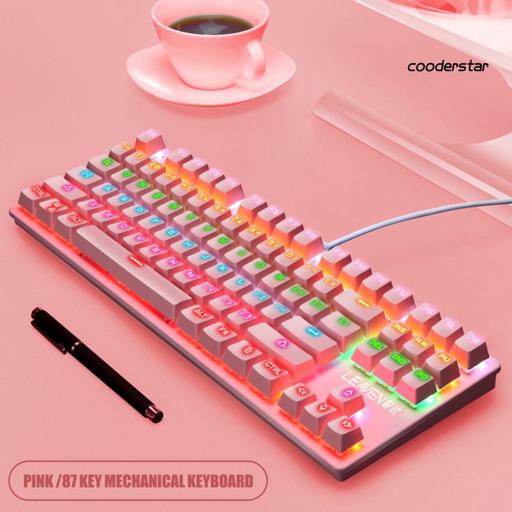 Vỏ Bọc Nút Bàn Phím 87 Phím Có Dây Rgb Cood-Co Thông Dụng Cho Bàn Phím Cơ