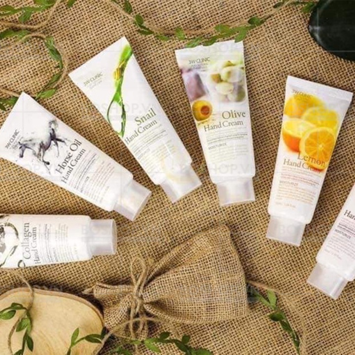 Kem Dưỡng Da Tay 3W Clinic Hand Cream 100ml