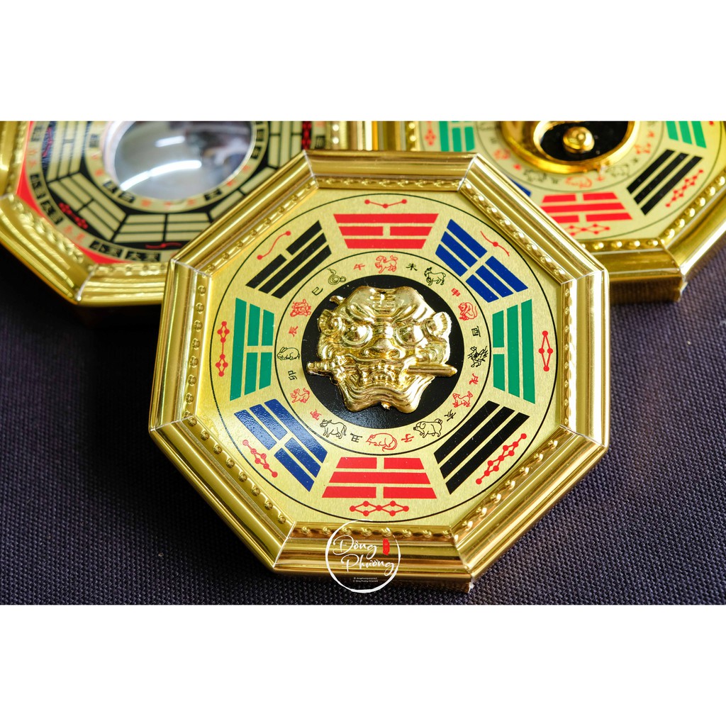 Bát Quái Ông Hổ Phong Thuỷ - Bát Quái Âm Dương - Gương Phản Chiếu treo trước cửa gia đình