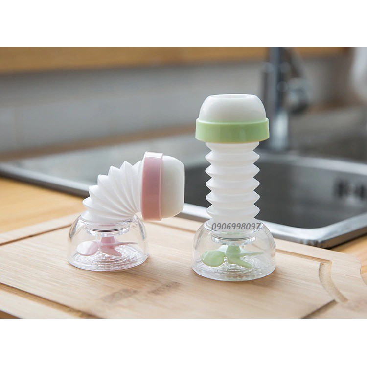 Vòi Sen Lắp Ống Nước Tăng Áp Xoay 360 Độ Dùng Cho Vòi Cong 16-19mm Tiết Kiệm Nước Rửa